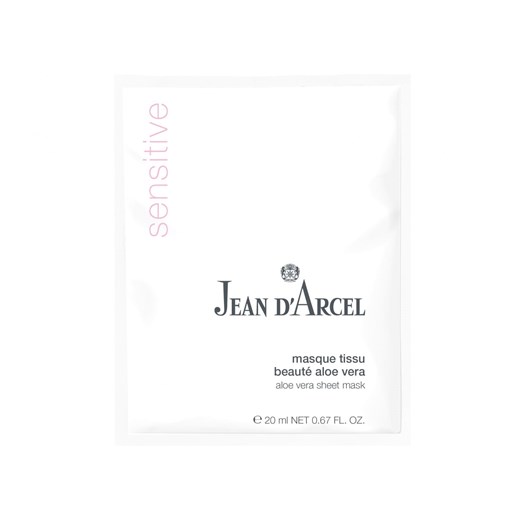 Jean D'Arcel Sensitive Masque Tissu Beauté Aloe Vera 20ml