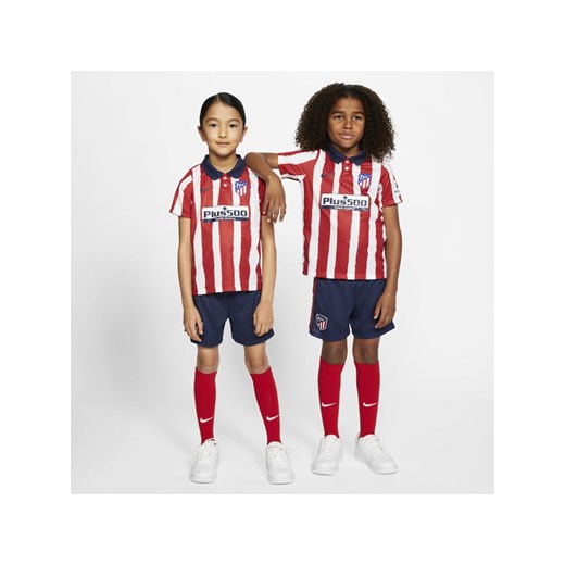Strój piłkarski dla małych dzieci Atlético Madryt 2020/21 (wersja domowa) - Czerwony