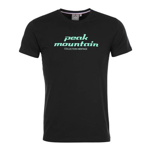 T-shirt męski czarny Peak Mountain 