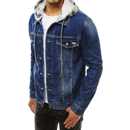Kurtka męska jeansowa niebieska TX3311  Dstreet XL okazyjna cena  