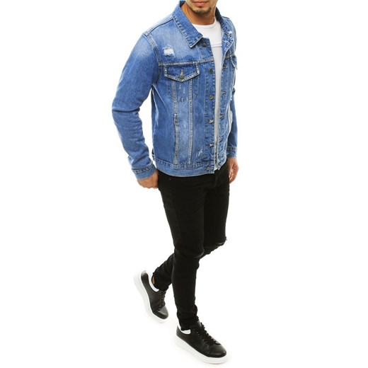 Kurtka męska jeansowa niebieska TX3306  Dstreet L promocja  