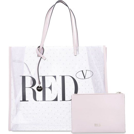 Red Valentino Shopperka + saszetka Red Valentino  uniwersalny okazja Gomez Fashion Store 