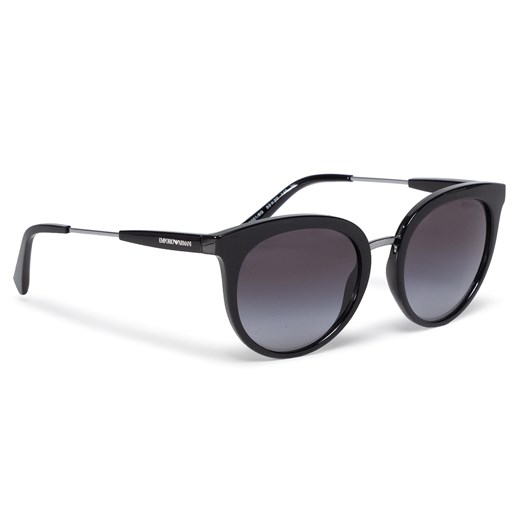 Okulary przeciwsłoneczne EMPORIO ARMANI - 0EA4145 50018G Black   53 eobuwie.pl