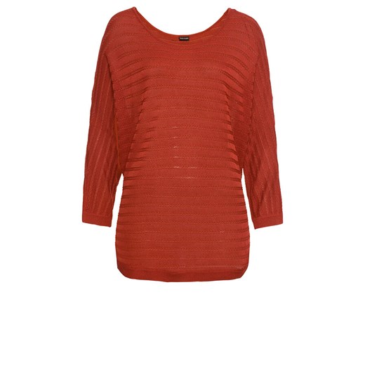 Sweter w ażurowy wzór | bonprix