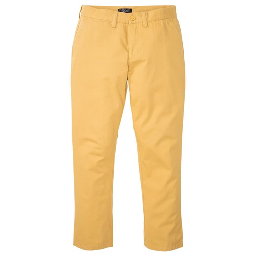 Żółte spodnie męskie Bonprix 