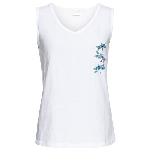 Top shirtowy z nadrukiem | bonprix