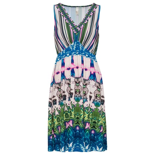 Sukienka Bonprix w abstrakcyjne wzory mini 