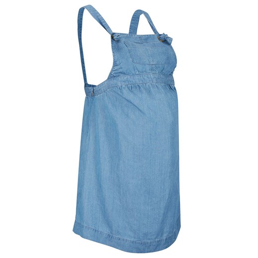 Niebieska sukienka ciążowa Bonprix casualowa 