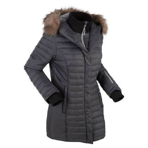 Długa kurtka outdoorowa pikowana | bonprix