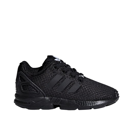 Buty sportowe dziecięce czarne Adidas sznurowane bez wzorów 