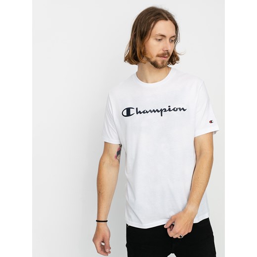 T-shirt męski Champion Legacy z krótkimi rękawami z bawełny 