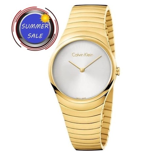 Zegarek złoty Calvin Klein 