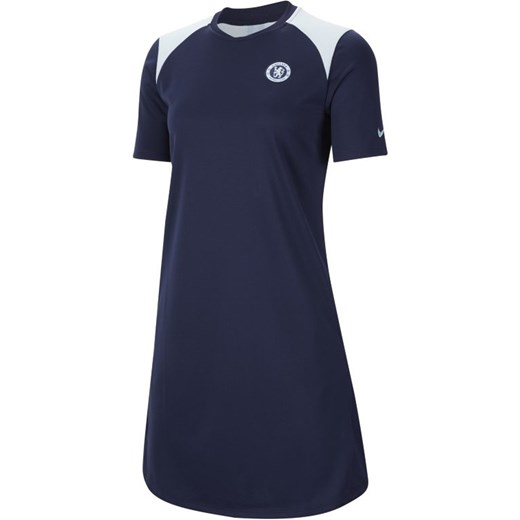 Damska sukienka piłkarska z dżerseju Chelsea FC - Niebieski Nike  M Nike poland