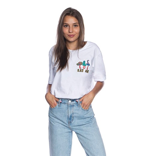 Koszulka damska Oddity Eat Me T-shirt biała Oddity S promocja bludshop.com