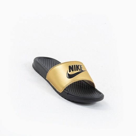 Złote klapki damskie Nike 