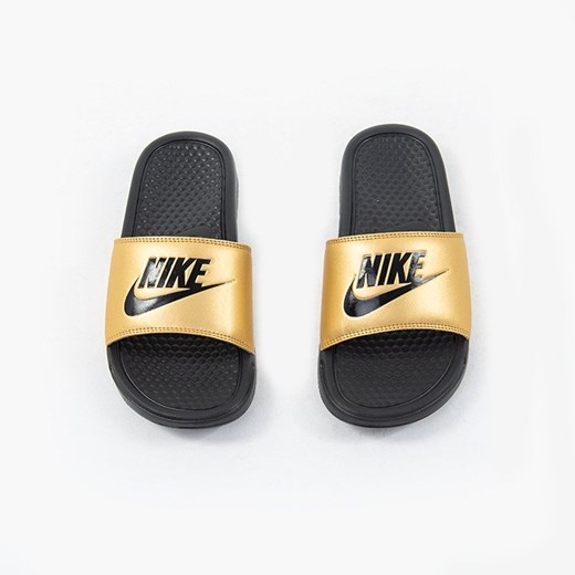 Nike klapki damskie złote 
