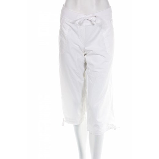 Multiblu spodnie damskie białe bez wzorów 
