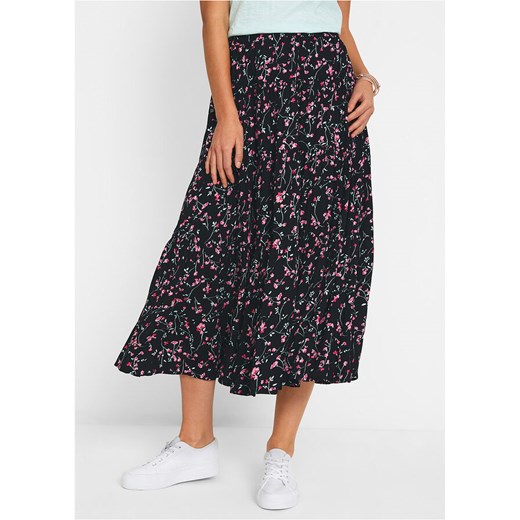 Spódnica maxi z nadrukiem | bonprix Bonprix 44