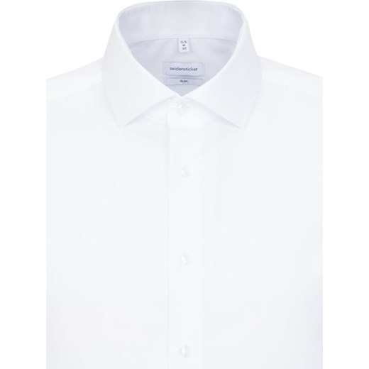 Seidensticker koszula męska z klasycznym kołnierzykiem z długimi rękawami bawełniana na wiosnę 