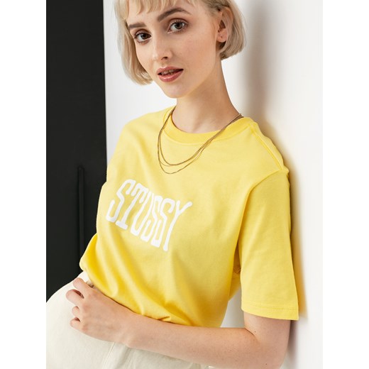 T-shirt Stussy Og Stussy Wmn (yellow)