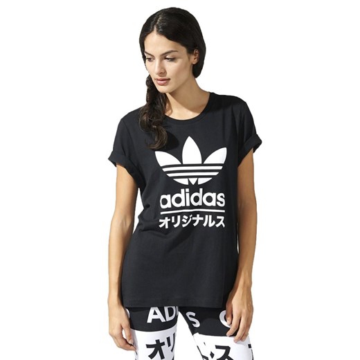 Koszulka Adidas Originals Typo damska t-shirt sportowy  adidas 36 marionex.pl okazja 