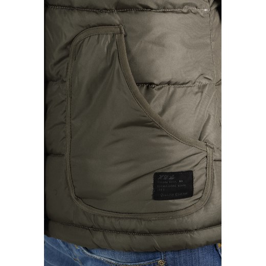 Kurtka Lee® Puffer Jacket "Military Green" be-jeans szary poliamid