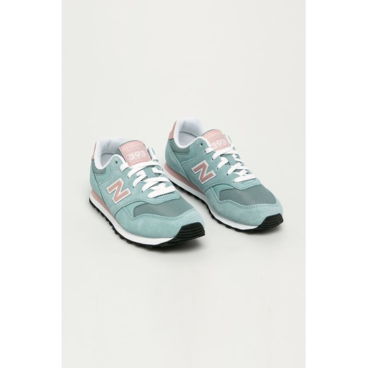 Buty sportowe damskie New Balance w stylu casual na wiosnę z zamszu 