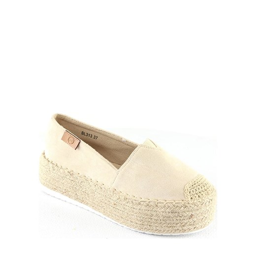 Espadryle damskie Foreverfolie bez zapięcia z tkaniny 