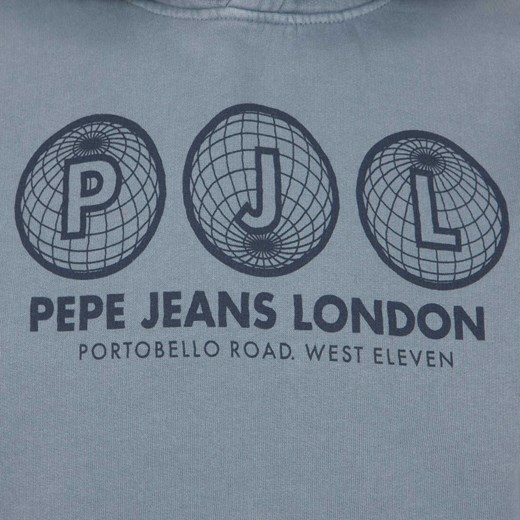 szara bluza męska z kapturem pepe jeans