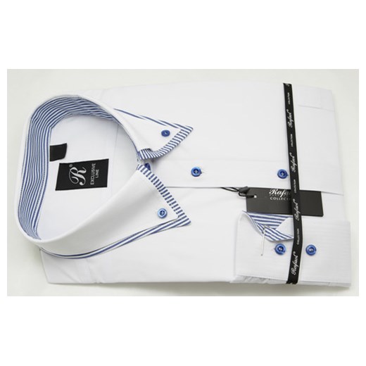 Rafael koszula biała XL 43-44 170/176 dł. klasyczna krzysztof bialy delikatne