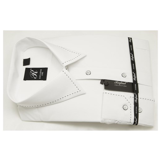 Rafael koszula biała XL 43-44 188/194 dł. klasyczna krzysztof bialy delikatne