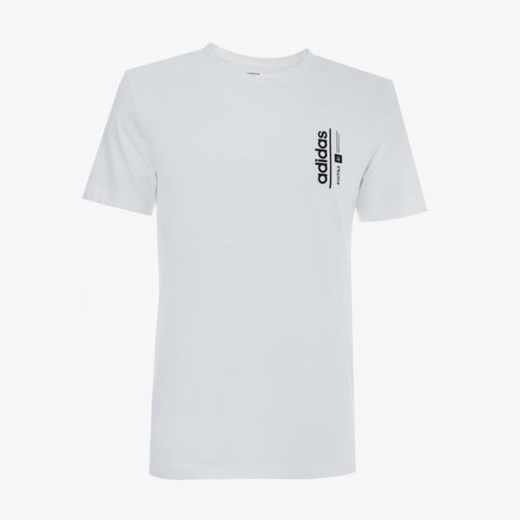 T-shirt męski Adidas z krótkim rękawem biały w sportowym stylu 