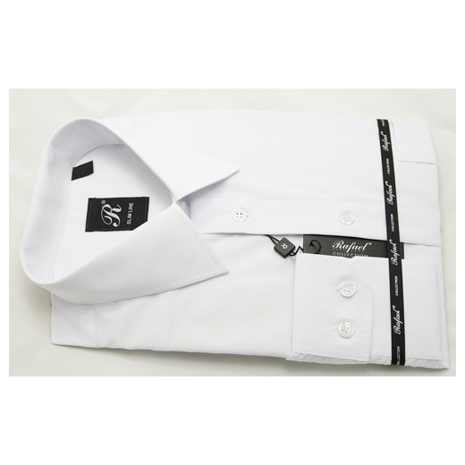 Koszula biała XL 43-44 170/176 dł. SLIM LINE 80% krzysztof bialy koszule