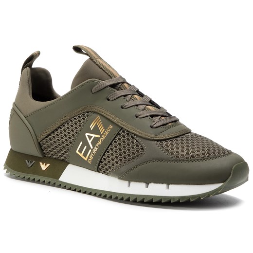 Sneakersy EA7 EMPORIO ARMANI - X8X027 XK050 N247 Grape Leaf/Gold Training   40 2/3 eobuwie.pl