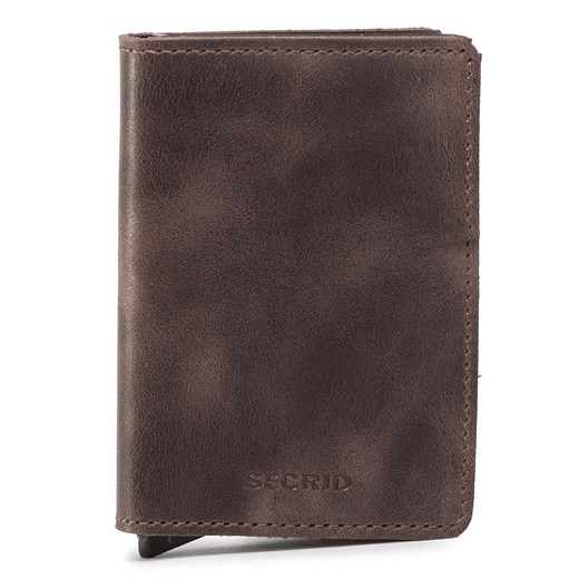 Mały Portfel Męski SECRID - Slimwallet SV Vintage Chocolate    eobuwie.pl