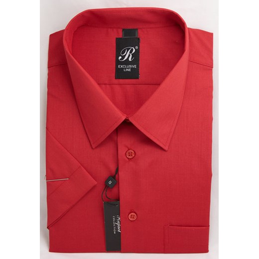 Koszula czerwona 43 176/182 kr. 80% krzysztof czerwony koszule