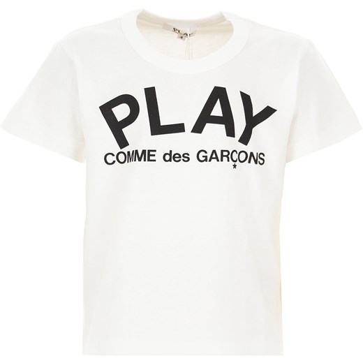 Comme des Garçons Koszulka Dziecięca dla Dziewczynek, biały, Bawełna, 2019, 2Y 4Y 6Y  Comme Des Garçons 4Y RAFFAELLO NETWORK