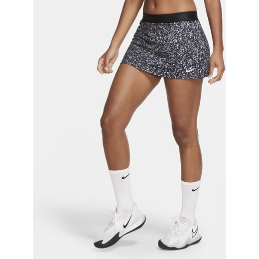 Damska spódnica do tenisa z nadrukiem NikeCourt Dri-FIT - Czerń  Nike L Nike poland