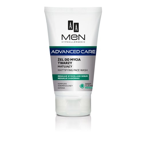 AA Men Advanced Care żel do mycia twarzy matujący 150 ml  Oceanic  Oceanic_SA