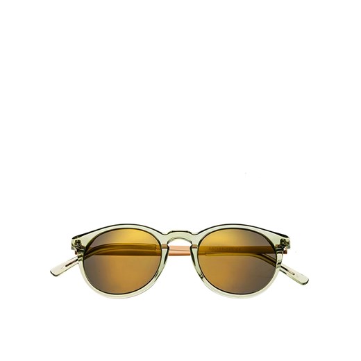 Damskie okulary przeciwsłoneczne "Hayley" w kolorze zielono-złotym