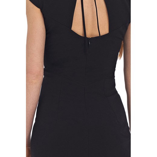 Sukienka z dekoltem na plecach - czarny - CS49  Colett XL (42) Świat Bielizny