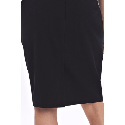 Sukienka z dekoltem na plecach - czarny - CS49 Colett  XL (42) Świat Bielizny