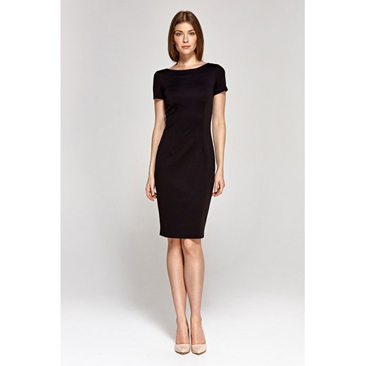 Sukienka z krótkim rękawem - czarny - CS11 Colett  L (40) Świat Bielizny