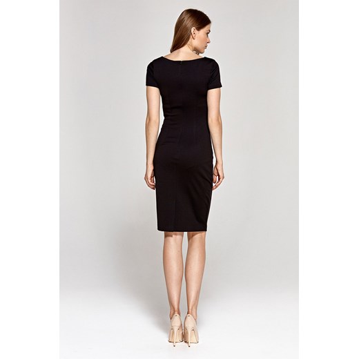Sukienka z krótkim rękawem - czarny - CS11  Colett L (40) Świat Bielizny