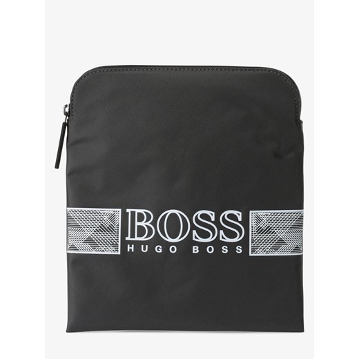 BOSS - Męska torba na ramię – Pixel O_S zip env, szary