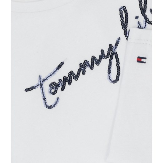 Bluzka dziewczęca biała Tommy Hilfiger 