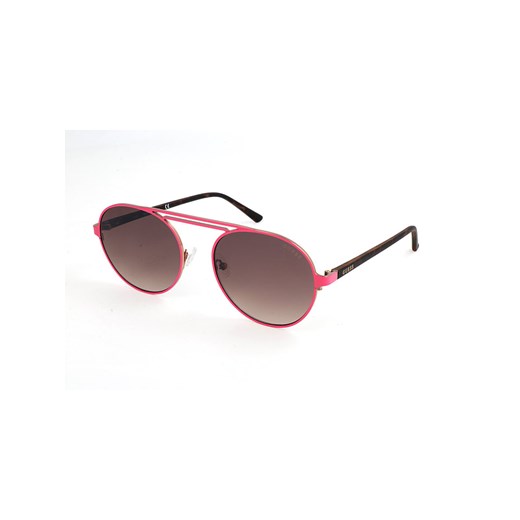 Damskie okulary przeciwsłoneczne w kolorze różowo-brązowym