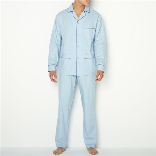 Piżama z popeliny, MECÈNE la-redoute-pl niebieski bawełniane