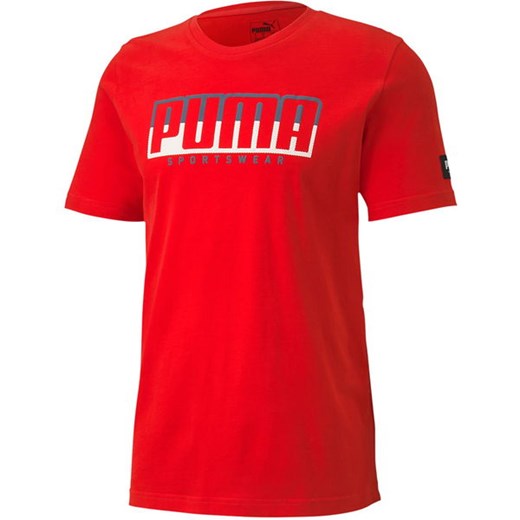 T-shirt męski Puma z napisami 
