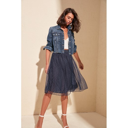 Spódnica Trendyol midi elegancka bez wzorów